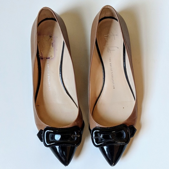 Franco Sarto Shoes - Franco Sarto | Tan/Black | Hendrix Flats | 9.5